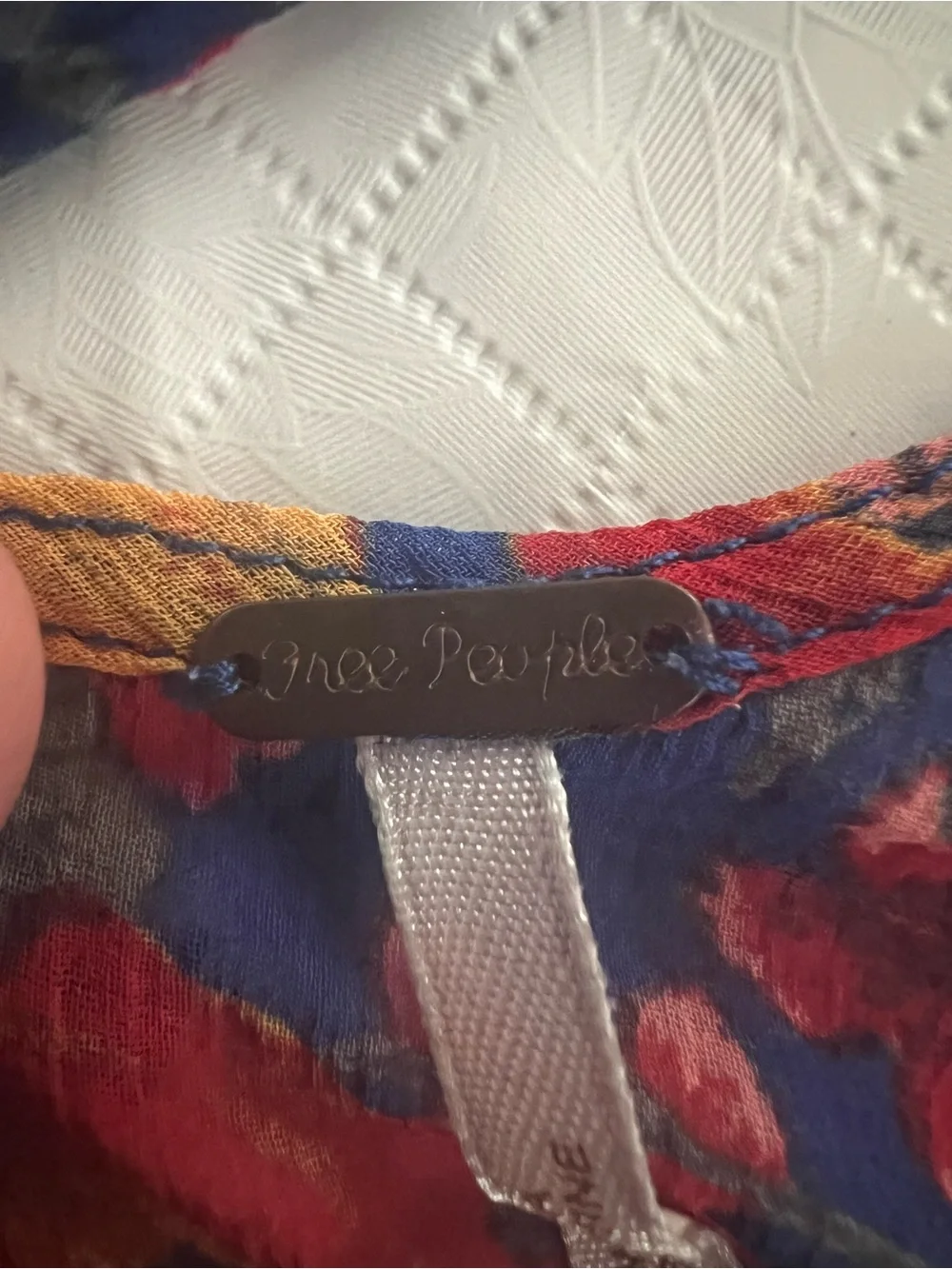 Free People flowy navy